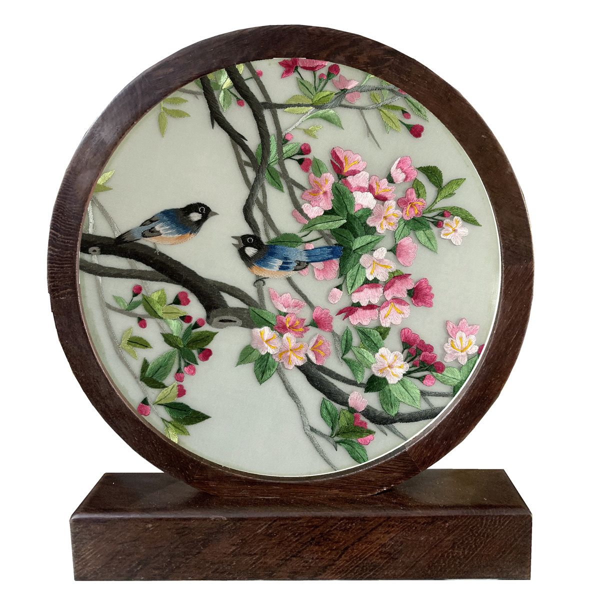 苏绣双面绣手工刺绣鸡翅