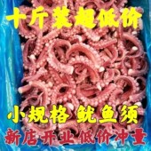 小鱿鱼须新鲜速冻鱿鱼须尖章鱼须八爪须净重无冰衣烧烤餐饮食材