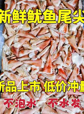 鱿鱼尾尖鱿鱼耳朵尖鱿鱼尾巴鱿鱼尖商用新鲜冷冻火锅烧烤食材批发