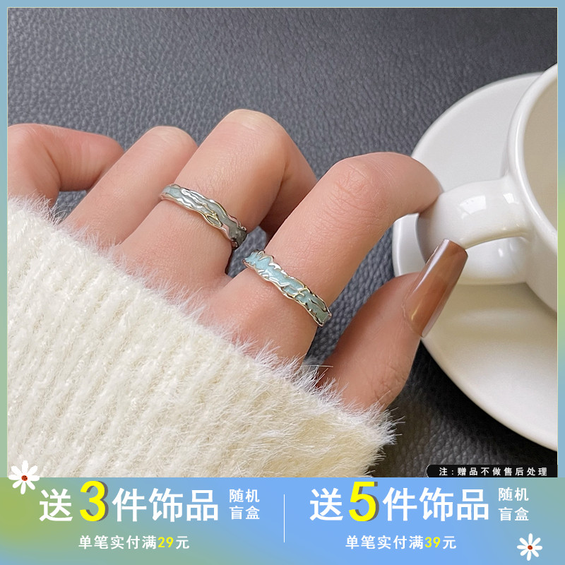 气质早春新款不规则设计感指环