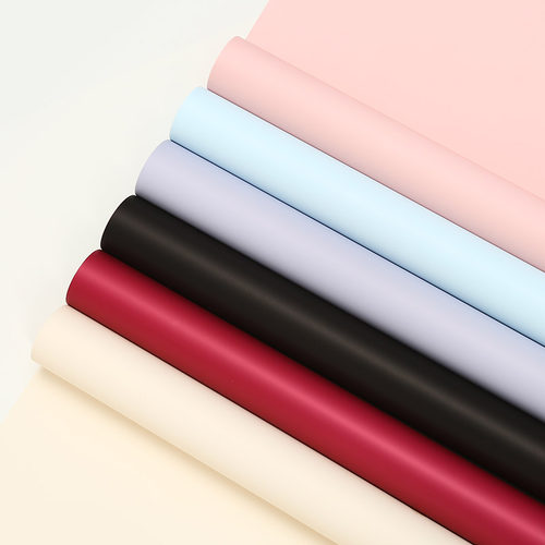 纯色欧雅纸蜜糖鲜花包装材料