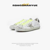 脏脏鞋 Rongshanyue做旧星星小脏鞋 女平底复古休闲板鞋 潮B1402