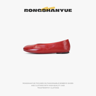 法式奶奶鞋新款复古浅口单鞋一脚蹬软底舒适百搭懒人鞋通勤B1318