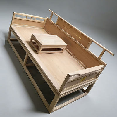 罗汉床新中式茶桌椅组合