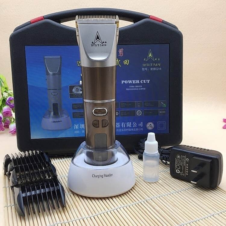 武田理发器q16电推剪成人儿童充电式静音理发剪led液晶显示包邮