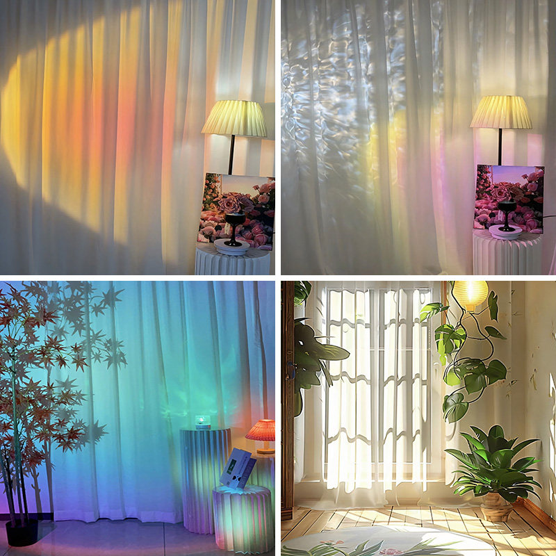 月亮卧室场景布置高级感网红暖色氛围感直播背景布高级感直播背景布3