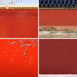 红墙宫墙故宫直播背景布3d立体背景墙古装拍照道具场景布置春节喜庆摄影网红主播女建筑风格拍视频段子高级感