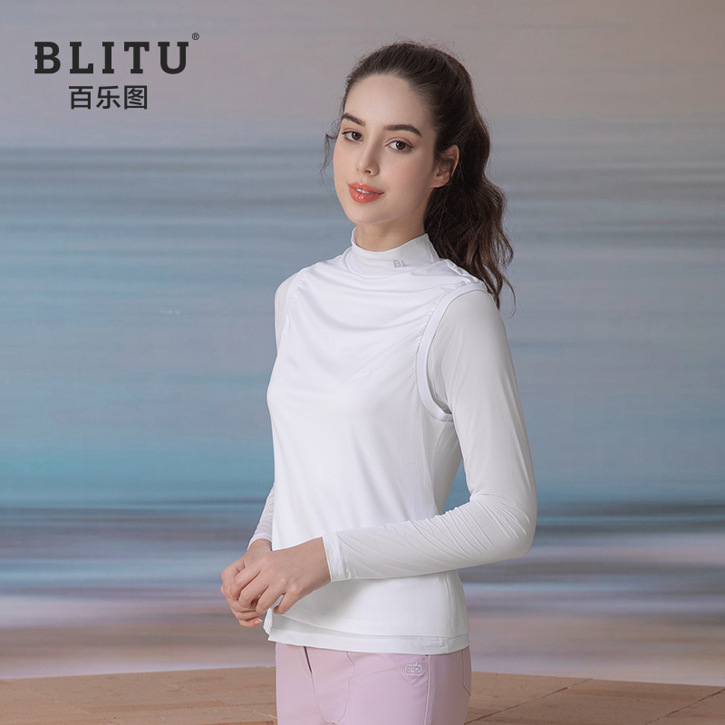 BLITU高尔夫女装上衣夏速干防晒