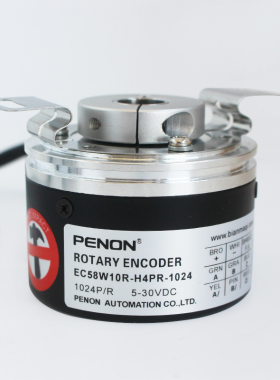 PENON旋转编码器EC58W10R-H4PR-1024正品现货EC58W14R-H4PR-2048