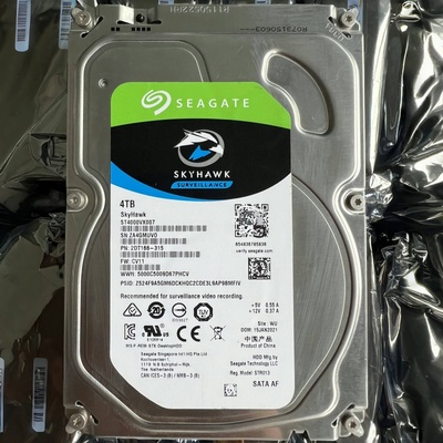 原装希捷 ST4000VX007 4TB酷鹰 3.5寸 SATA 4T录像机监控专用硬盘