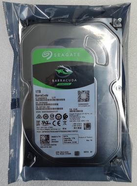 酷鱼 希捷ST1000DM010 电脑1TB SATA 7.2K 3.5寸 台式机监控硬盘