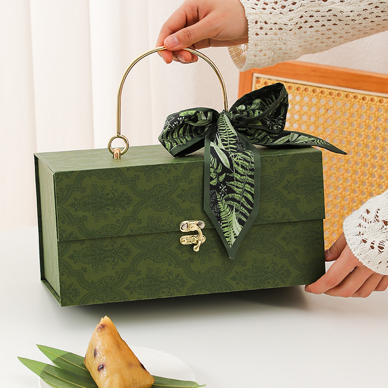 粽子包装袋端午节礼盒节日送人礼物高端定制logo加印精美礼品盒子