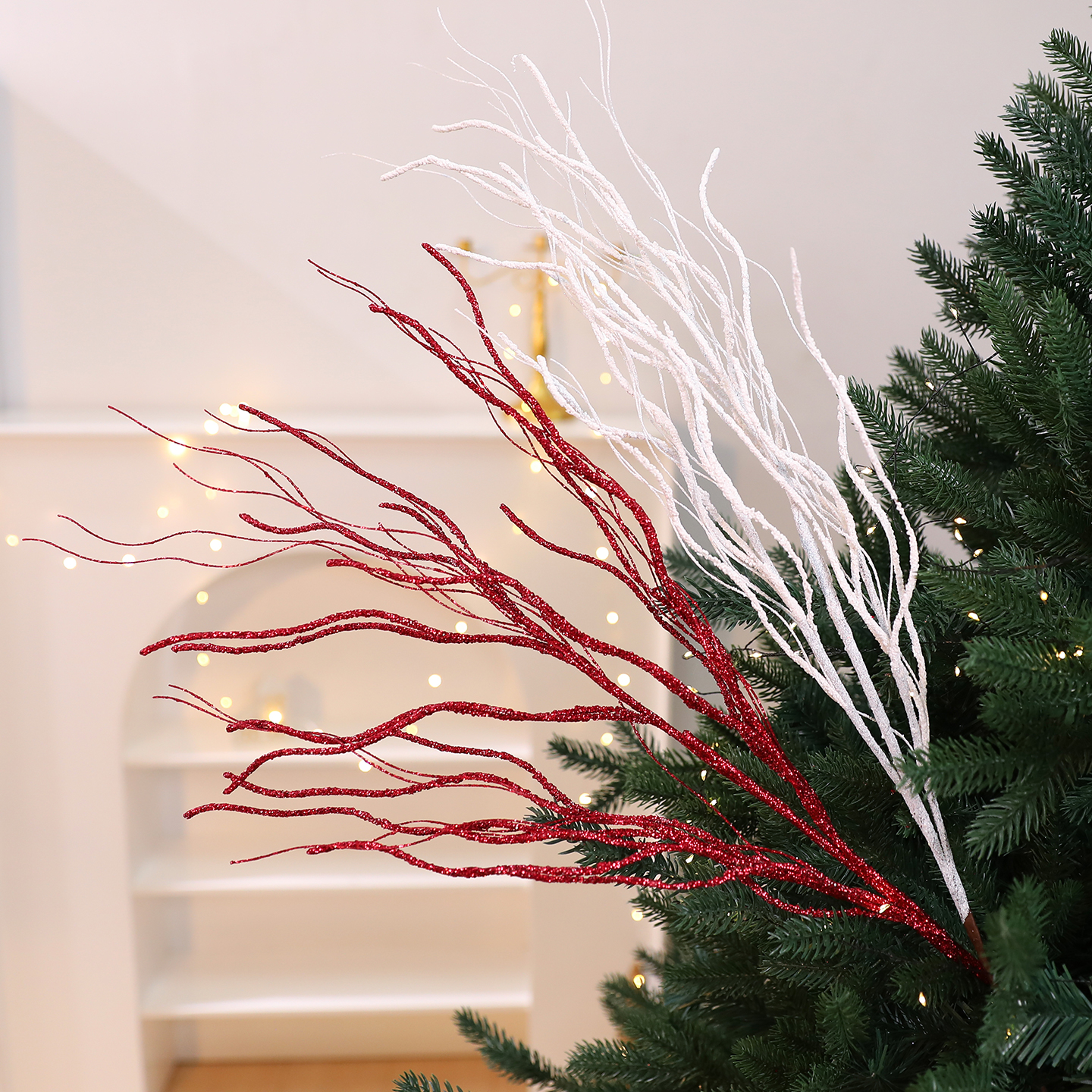 大插枝74cm圣诞节装饰挂件