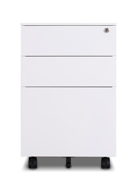 臻远 ZY-ST-GH504 390宽白色侧拉活动柜 500*390*600 白色