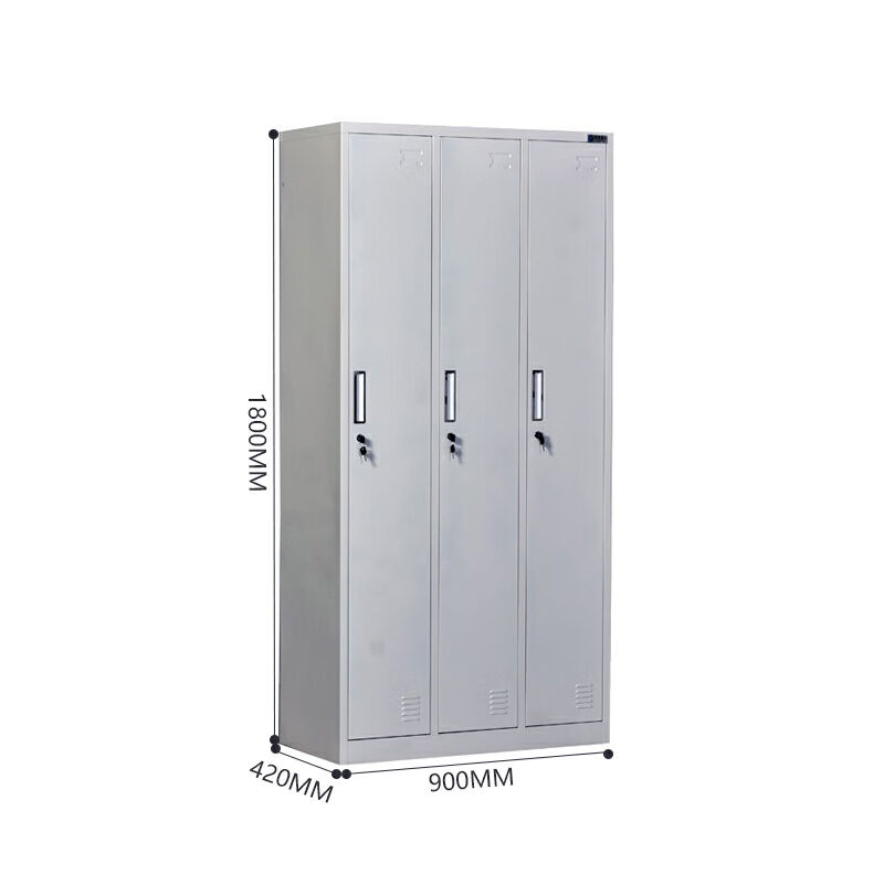 臻远 钢制 三门更衣柜 储物柜W900*D420*H1800mm((单位:台)