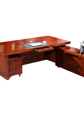 臻远 ZY-BT-S032 L型大班台 2800*1100*750