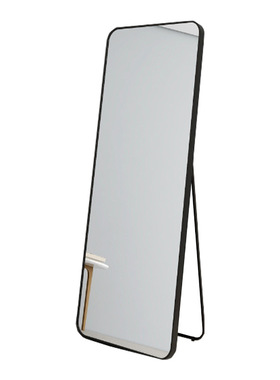 臻远 ZY-STB-A007 玲珑黑更衣镜 600*1650 黑色 按台销售