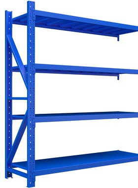 臻远 ZY-NW-HJ-02 轻型货架副架C 1200*500*2000 蓝色