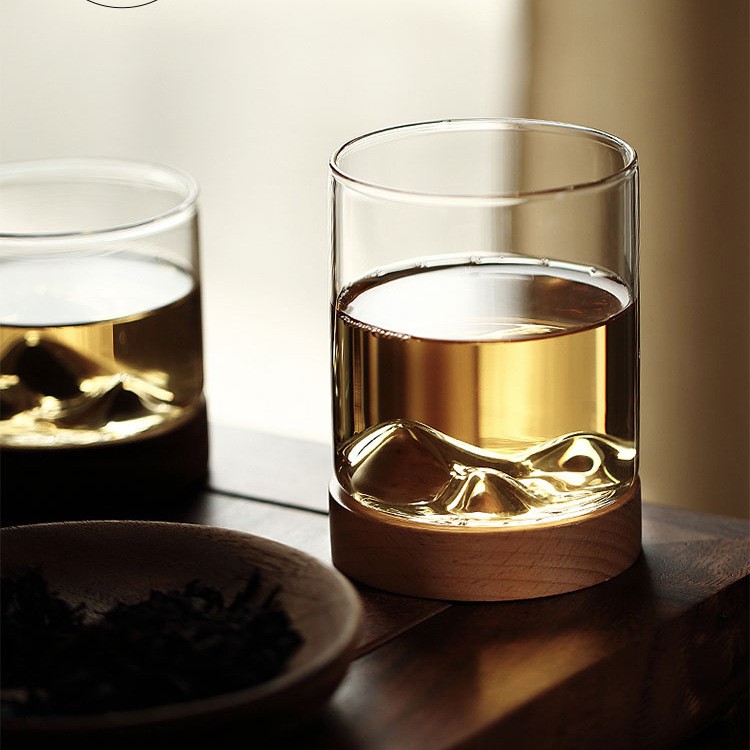 木笙洋酒杯玻璃创意家用威士忌酒杯日式个性烈酒杯时尚伏特加酒杯