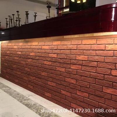 PU文化砖仿真石皮电视背景墙室内外墙皮装饰板轻质毛石别墅仿古砖