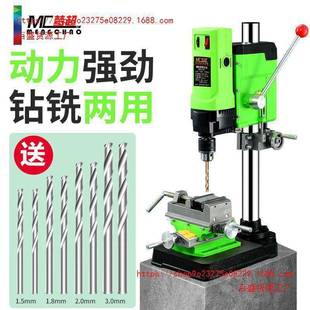 微型台钻家用小型220v迷你电钻铣床多功能工业级大功率钻孔垒德株