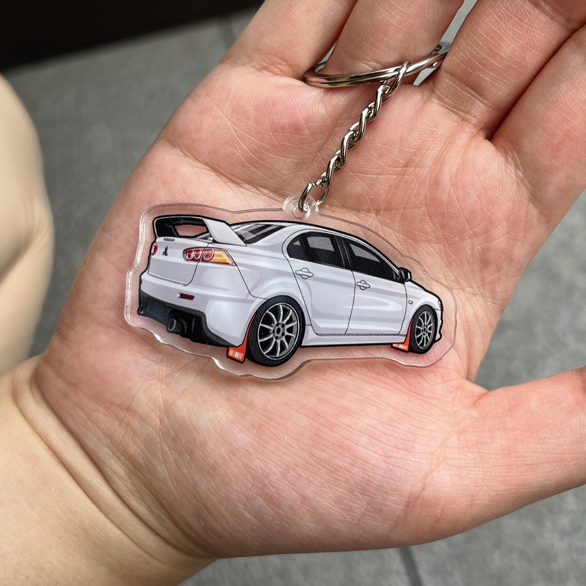 汽车亚克力钥匙扣双层定制钥匙扣