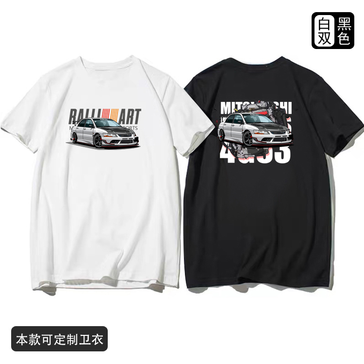 改装车JDM纯棉T恤文化衫