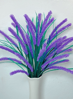 火火手工吸管紫色薰衣草仿真花diy材料包 假花制作原料工具套装全