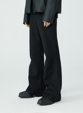 Without Me/FRKM SCD基础拉链西裤高级感休闲宽松显瘦直筒西装裤