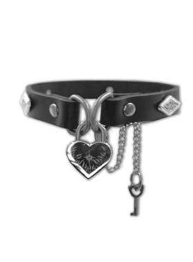 限定火焰爱心意大利进口牛皮项链