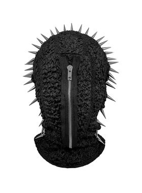 Without Me/SUC 先锋暗黑铆钉防风户外面罩针织纹理drill冷帽头套