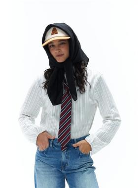 Without Me/AXYPAGES复古条纹学院风格多色男女领带