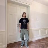 DTHEREAL 双色重磅多口袋拉链洗水做旧炮弹裤 Without 休闲长裤