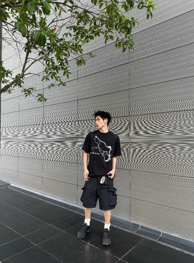 Without Me/Rreiko 凉感防紫外线立体裁剪金属尼龙机能运动短裤