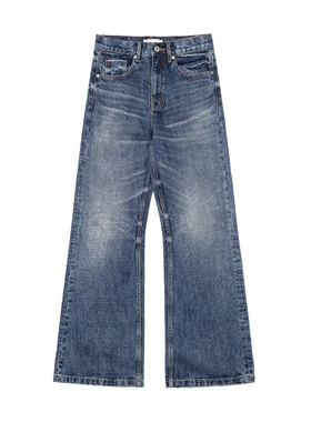 Without Me/SUNINWAVE 15.5oz冈山赤耳牛仔646版型水洗做旧长裤