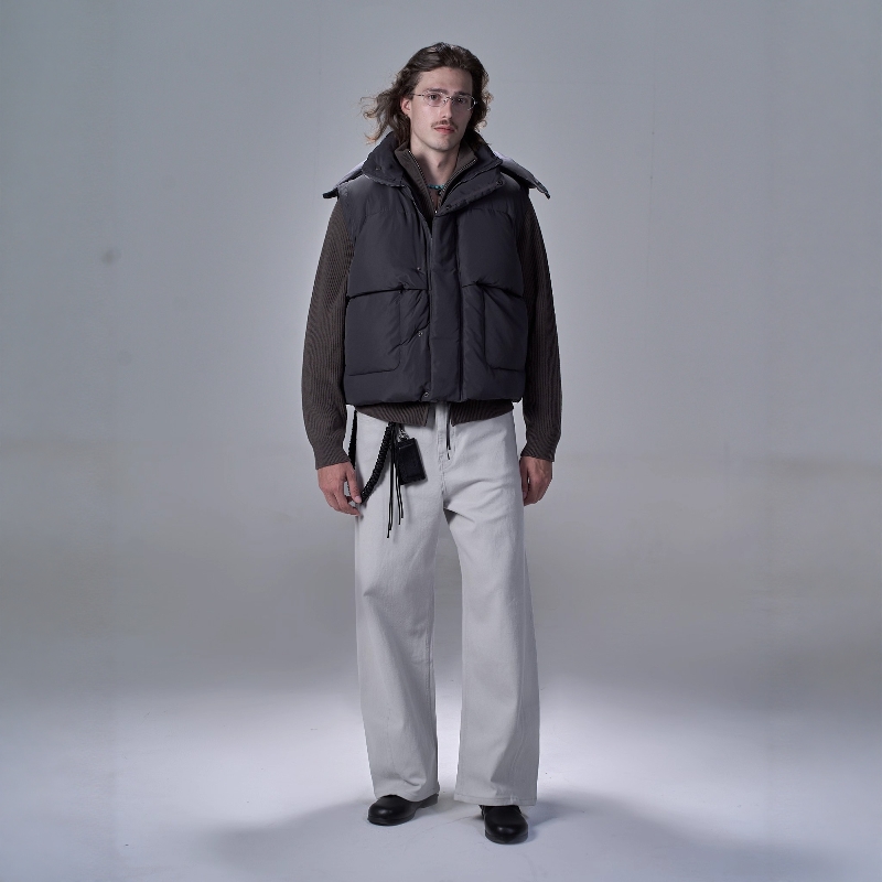 进口头层牛皮手工编织多功能挂包