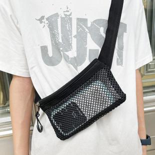 倾听者复读故事机听力宝袋子儿童镂空透气学习机斜挎腰包学生网纱