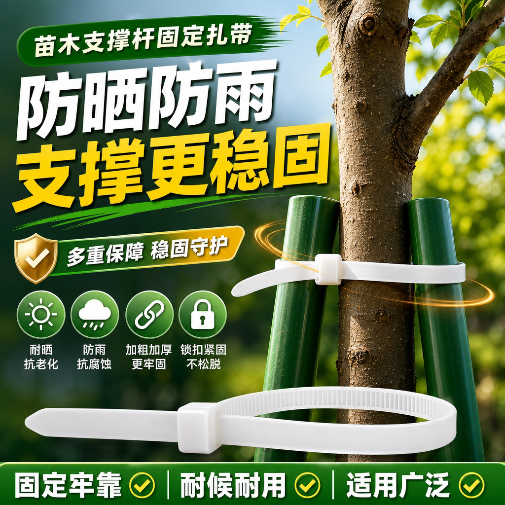 树木支撑杆固定扎带捆绑扎束线带图片