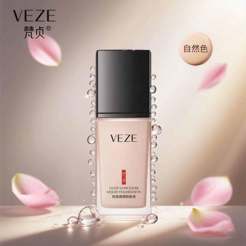 梵贞轻薄遮瑕 粉底液修颜遮瑕清爽透气 修容 保湿BB霜彩妆化妆品,彩妆/香水/美妆工具,彩妆套装,淘宝优惠券,粉丝福利购,淘宝优惠卷