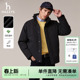 保暖简约外套上衣 Hazzys哈吉斯男立领商务休闲冬季 四防羽绒服