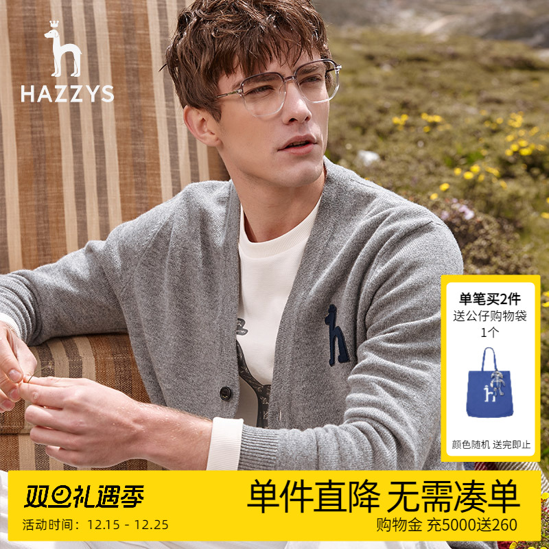 100%外套Hazzys针织衫