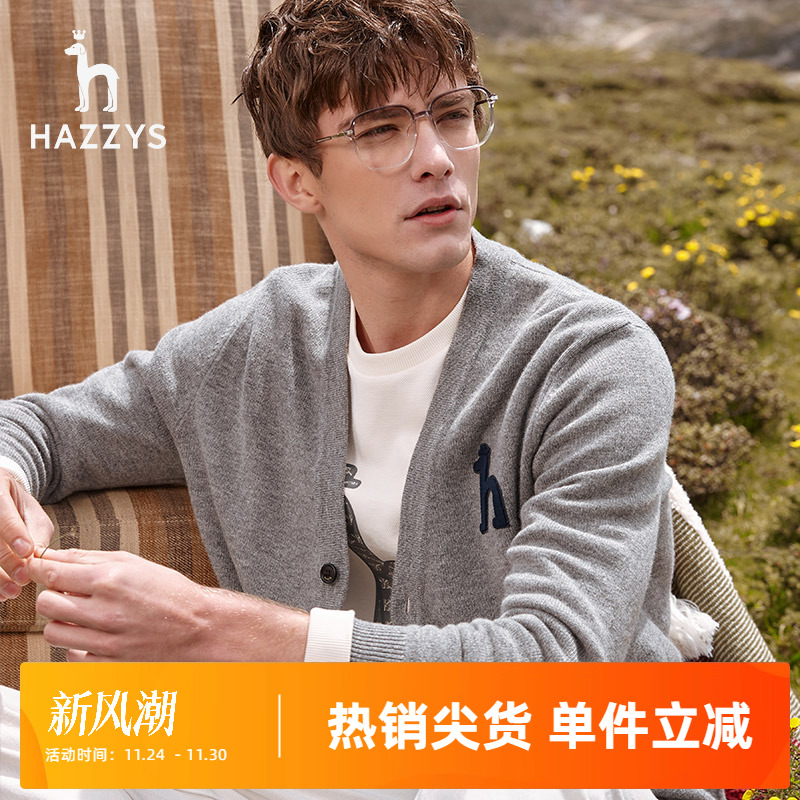 100%外套Hazzys针织衫