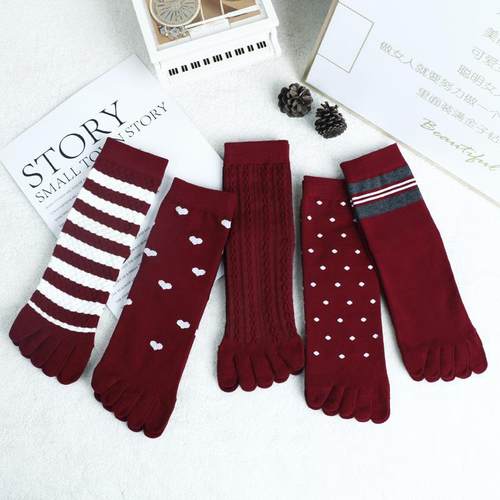 分脚趾五指袜雅致逸足棉防臭通用