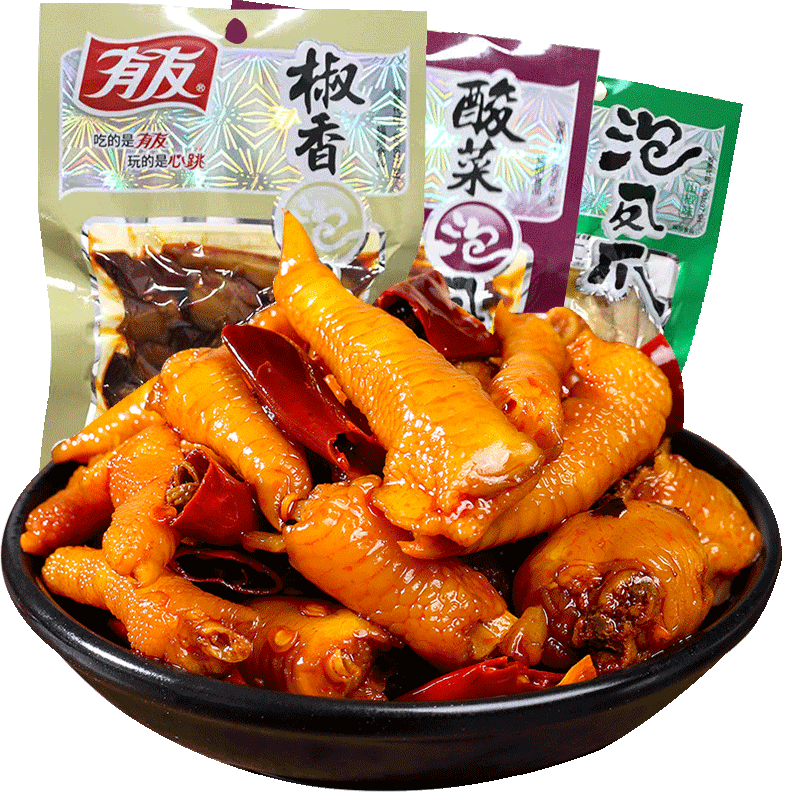 有友泡椒凤爪柠檬藤椒