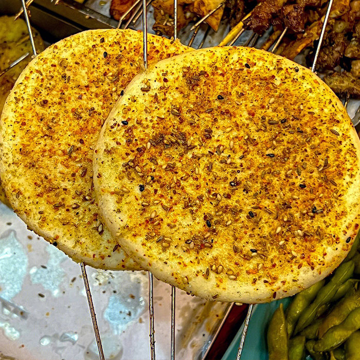 佳木斯特色烧烤 孜然烤饼 独立真空包装 佳木斯烤饼