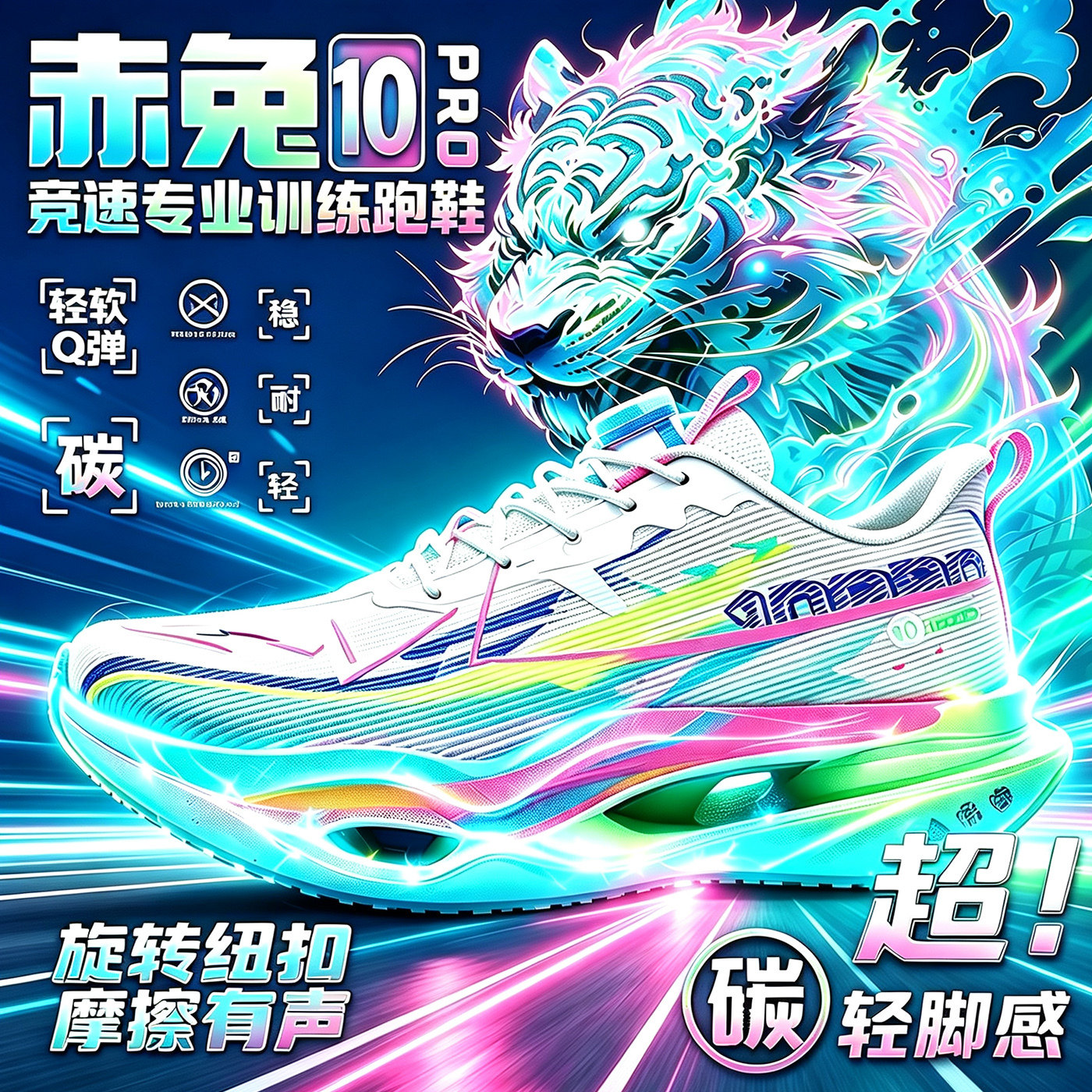 赤兔10pro碳板儿童男式运