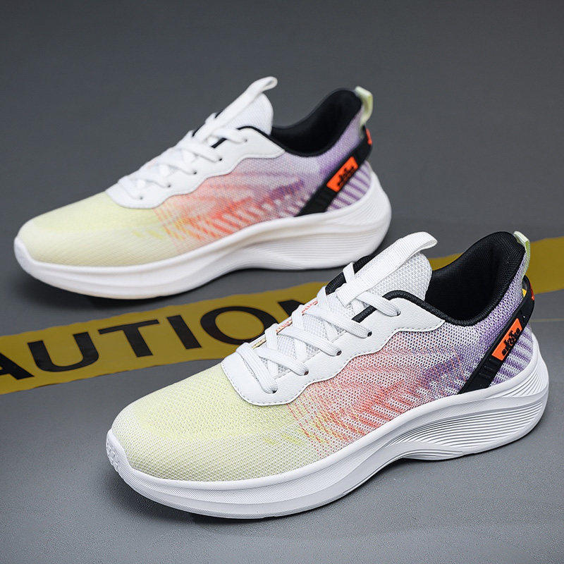 大尺码运动鞋夏季透气薄款男鞋48飞织网面鞋49跑步鞋男超轻减震50