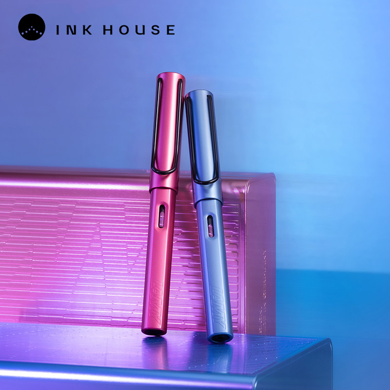 LAMY凌美恒星系列钢笔礼盒 迷离紫银限定款 旋转式上墨 学生书法练字 商务签字送礼 官方授权正品送礼礼品