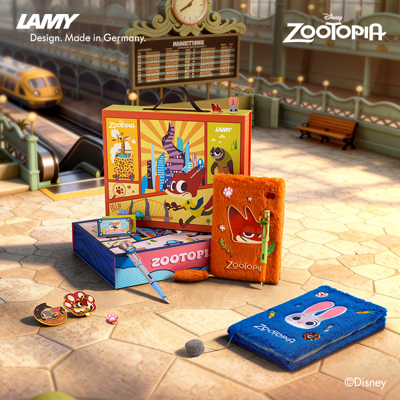 LAMY凌美x疯狂动物城联名钢笔礼盒套装 墨水笔办公签字笔 创意小众节日礼品