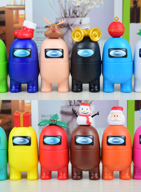 12款AMONG US玩具在我们之中公仔太空狼人杀手办模型游戏周边摆件